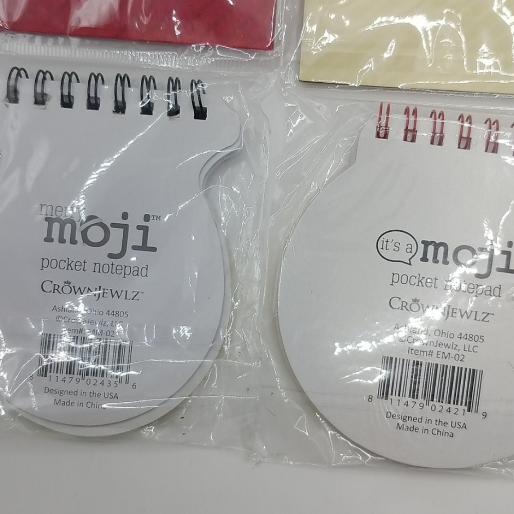 Emoji Notes Bundle - Spiral Journals, Pocket Notepads, Note Cards - 5 Items NEW - Picture 10 of 15